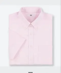 ドライイージーケアオックスフォードシャツ（ボタンダウンカラー　薄ピンクワイシャツ