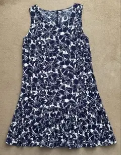 UNIQLO ノースリーブワンピース S ネイビー