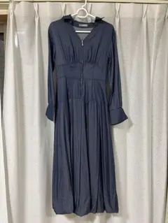 JILL by JILLSTUART バルーンシャツワンピース S ネイビー