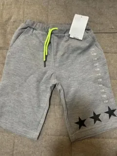THE SHOP TK 130サイズ グレー 星プリント ハーフパンツ