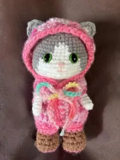 あみぐるみ 猫 はちわれ猫さんのサムネイル