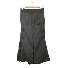 vintage goa military gimmick cargo skirt