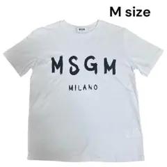 MSGM（エムエスジーエム）定番「ブラッシュロゴ Tシャツ（Milano ロゴのサムネイル