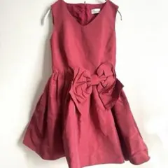 RED VALENTINO ノースリーブ リボン ワンピース