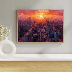2025年最新】夕焼け 絵画の人気アイテム - メルカリ