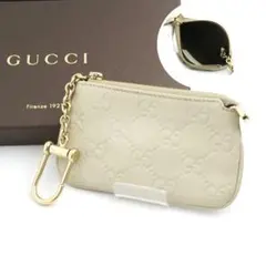 ✨未使用展示品✨　GUCCI コインケース　小銭入れ　インターロッキング　GG