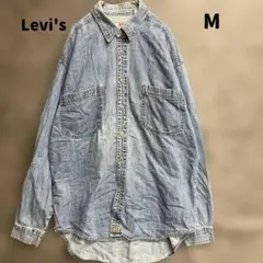 リーバイス レッドータブ メンズデニムシャツ M レトロ ストリート【5488】