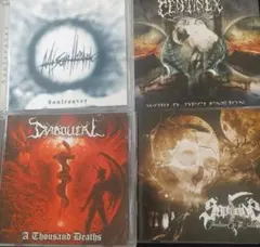 デスメタル 国内盤4枚まとめ売りセット ヘヴィメタル デスメタル 国内盤4枚まとめ売りセット ヘヴィメタル デスメタル 国内