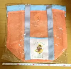 おさるのジョージ　プラチナムザッカメッシュトートバッグ