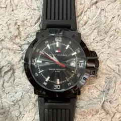 Tommy Hilfiger ブラック 腕時計 5ATM