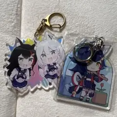 ホロライブ　大神ミオ　アクリルキーホルダー　セット