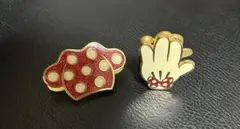 ディズニー ミッキー&ミニーマウス クリップ 2個セット