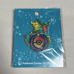 ポケモンセンター スカイツリータウン ロゴピンズ ピカチュウ レックウザ