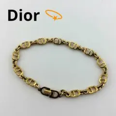 Christian Dior CDロゴ ブレスレット ゴールド ビンテージ