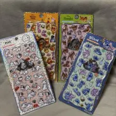 【正規品】　ディズニー　新作　4種　プチドロップステッカー
