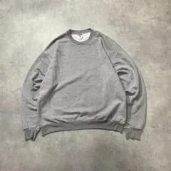 USA古着 90s JERZEES 無地スウェット　定番カラー　グレー　フェード