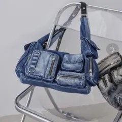 JEANASIS デニム マルチポケット バッグのサムネイル