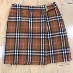 バーバリーブルーレーベル☆バーバリーチェック柄スカート