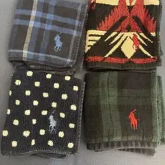 使用感あり！ラルフローレンのハンドタオル４枚まとめて
