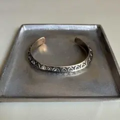 ブルースモーガン 14K コンビ バングル K14 silver ナバホ - メルカリ