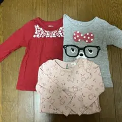 女の子トップス90サイズ　4点セット