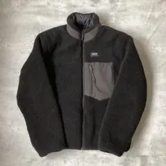 TAION タイオン　ボアジャケット　アウター　２way リバーシブル　黒