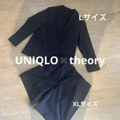 UNIQLO × Theory ブラックセットアップ