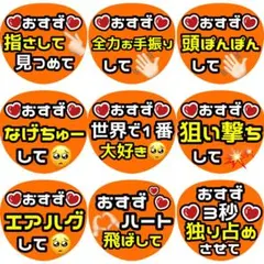 寿々歌 鎮西 ファンサ カンペ うちわ文字 名前うちわ 0830