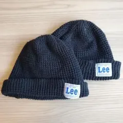 Lee 黒 ニット帽 52cm〜54cmのサムネイル