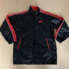 お値下げしました PUMA ジップアップジャケット サイズ150 黒/赤