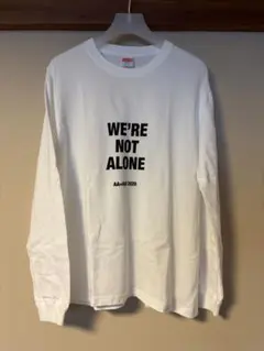 AA= AID WE'RE NOT ALONE 長袖Tシャツ　上田剛士