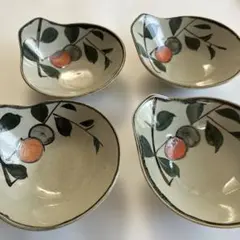 小皿4個セット　昭和品