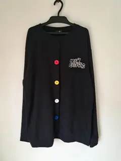 NieR Clothing ニーアクロージング カーディガン風 カットソー 黒のサムネイル