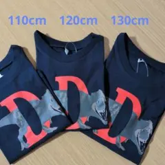 恐竜★紺色Tシャツ120cm
