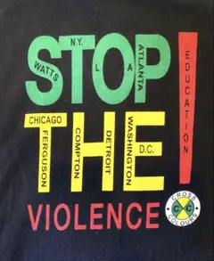 激レア CROSS COLOURS Tシャツ STOP THE VIOLENCEのサムネイル