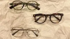 伊達メガネ　3個　まとめ売り