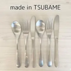 燕三条 TSUBAME フォーク ナイフ スプーン ディナー 6本 日本製　　oのサムネイル