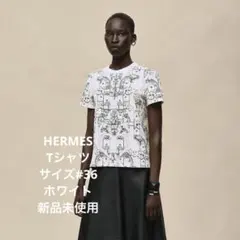 新品未使用 HERMES エルメス マキシTシャツ コーチング・リミックス 38 HERMES - Ed20 【新品同様】HERMES エルメス 2025SS コーチング