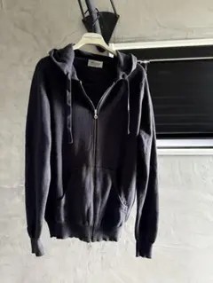 JOHN SMEDLEY シーアイランドコットンニットパーカー L シルバー