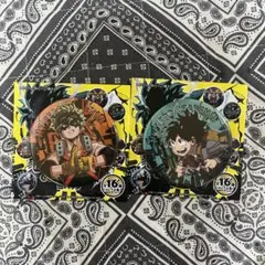 ヒロアカ コレクション缶バッジ 第一弾 緑谷出久 爆豪勝己