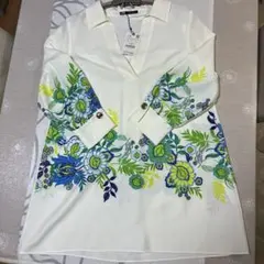 ☆新品☆ZARA 花柄　チュニック ワンピース L