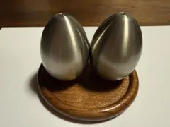 卵型　塩コショウ入れセット