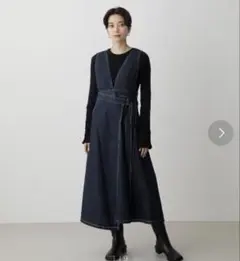 AZULデニム ジャンパースカート