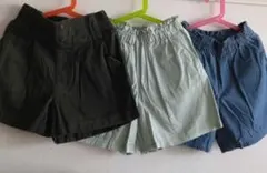 ユニクロ　ショートパンツ　150cm　3点セット　子供服