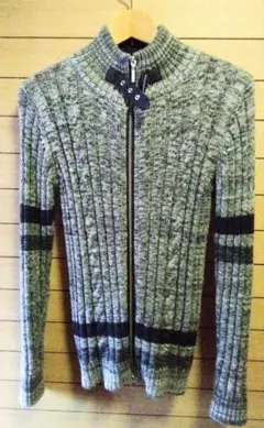 【美品】A.S.M (エーエスエム) ボア付き カーディガン / M