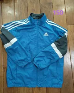 adidas ジャケット 150cm 青