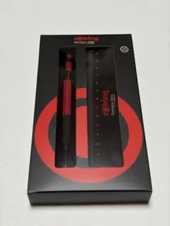 【新品】ロットリング500 0.5mm レッド　定規セット　限定　rotringのサムネイル