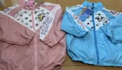 姉弟　お揃子供服Disneyミニー　ミッキー　ジャンパーブルゾン　100 80