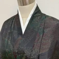 KN5015 大島紬 身丈158cm 着物 正絹