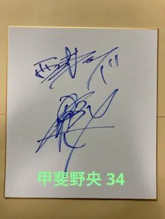 E.A様。専用ページ　甲斐野 央サインボールカード E.A様。専用ページ 甲斐野 央サインボールカード